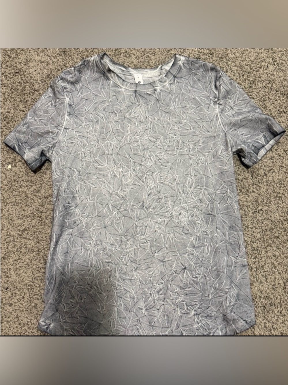 Lululemon Love Crew T-Shirt - Summit Wash Graphite Grey